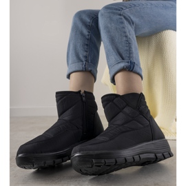 Crne ženske čizme za snijeg iz Trensa crno 1