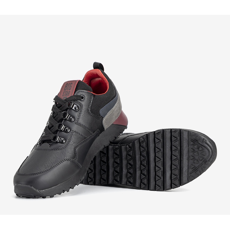 Crne Big Star muške sportske cipele Sergio crno 1