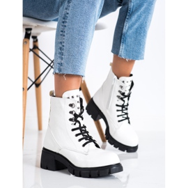 SHELOVET Modni radnici sa klinovima bijela 2