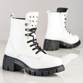 SHELOVET Modni radnici sa klinovima bijela 1