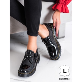 Filippo Kožne cipele na vezanje crna 1