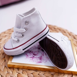 FRROCK Dječje klasične visoke bijele Filemon tenisice bijela 1