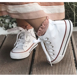 FRROCK Dječje klasične visoke bijele Filemon tenisice bijela 5