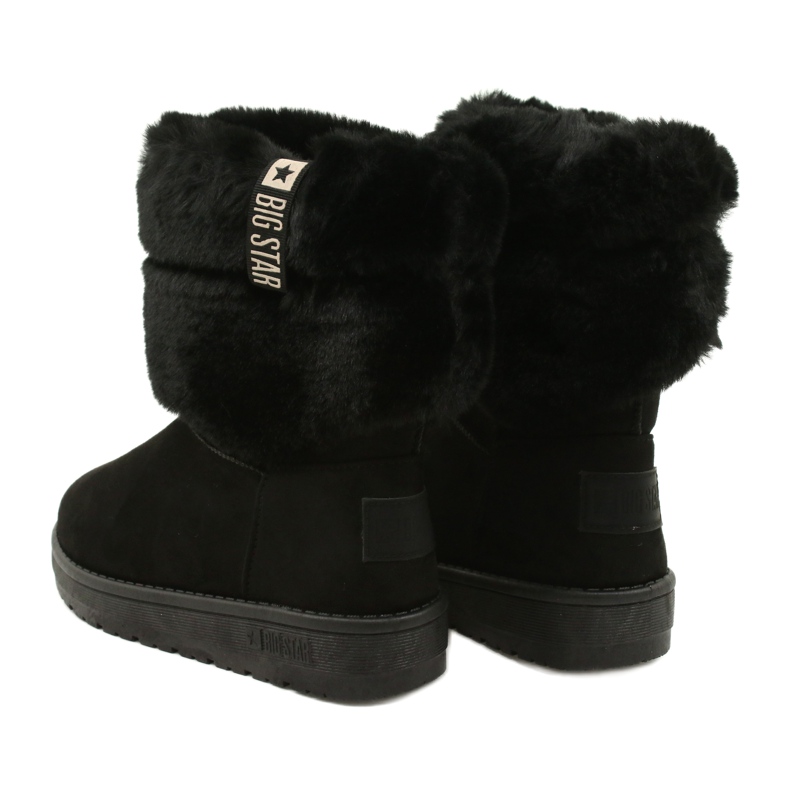 Ženski Mukluki grijani Big Star II274123 Crna crno 3