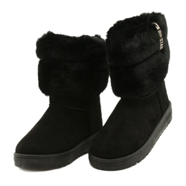 Ženski Mukluki grijani Big Star II274123 Crna crno 2