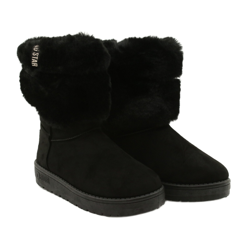 Ženski Mukluki grijani Big Star II274123 Crna 5