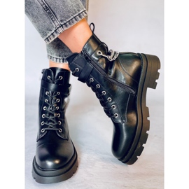 Crni Radnici s lancima RQ381 Crni crna 2