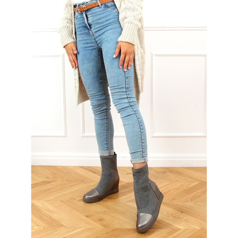 Siva potpetica s čarapom HQ887 Siva 1