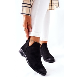 Vinceza Ženske tople čizme od antilopa Crne Joaliene crna 2