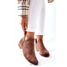 Vinceza Ženske tople čizme od antilopa Bež Joaliene 2