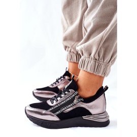 Vinceza Ženske sportske cipele Tenisice Black Aduan crno 1