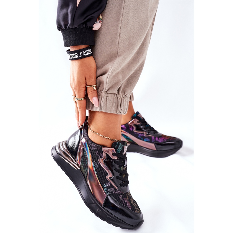 Vinceza Ženske sportske cipele Tenisice crne Multi Buckland crna 2