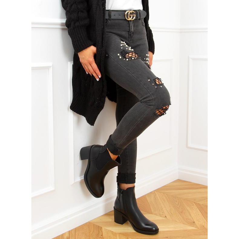 Crne čizme Chelsea, crne 9565 Crne crna 2