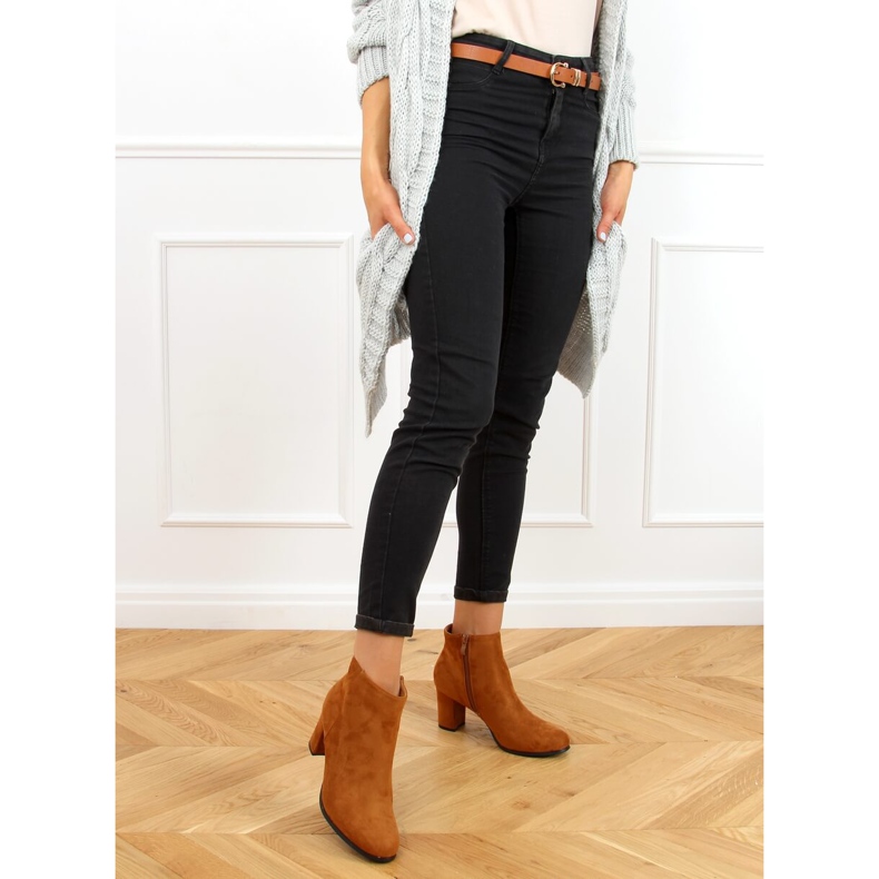 Klasična deva s visokim potpeticama E2165 Camel smeđa 2