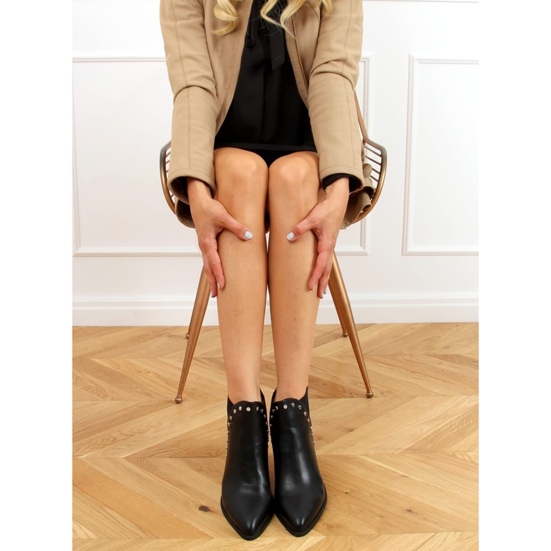 Crne ženske čizme Chelsea C753 Crna 2