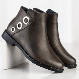 Goodin Čizme sa srebrnim ukrasima smeđa 1