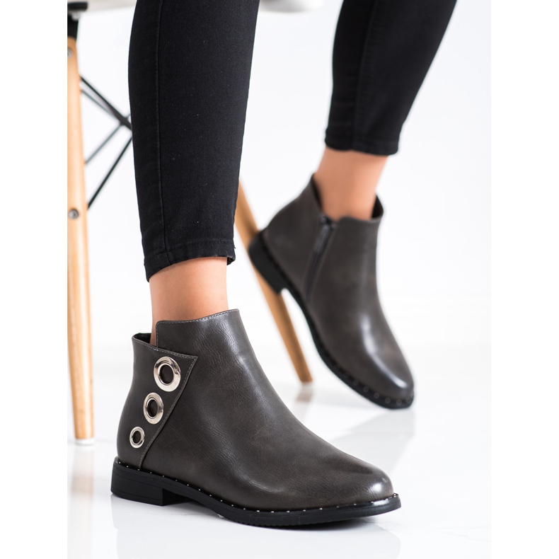 Goodin Čizme sa srebrnim ukrasima smeđa 2