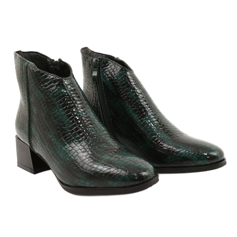 M.Daszyński Izolirane čizme Daszyński MR2130-8 Green crna zelena 4