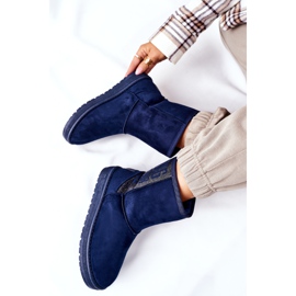 Ženske čizme za snijeg Big Star EE274416 Navy blue mornarsko plava 1