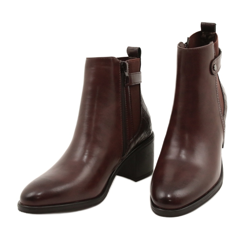 Klasične smeđe čizme Sergio Leone BT630 smeđa 2