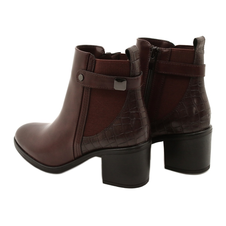 Klasične smeđe čizme Sergio Leone BT630 smeđa 4