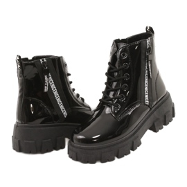 NEWS Vijesti Lakirani radnici Timberki 21BT26-4266 Crna 4