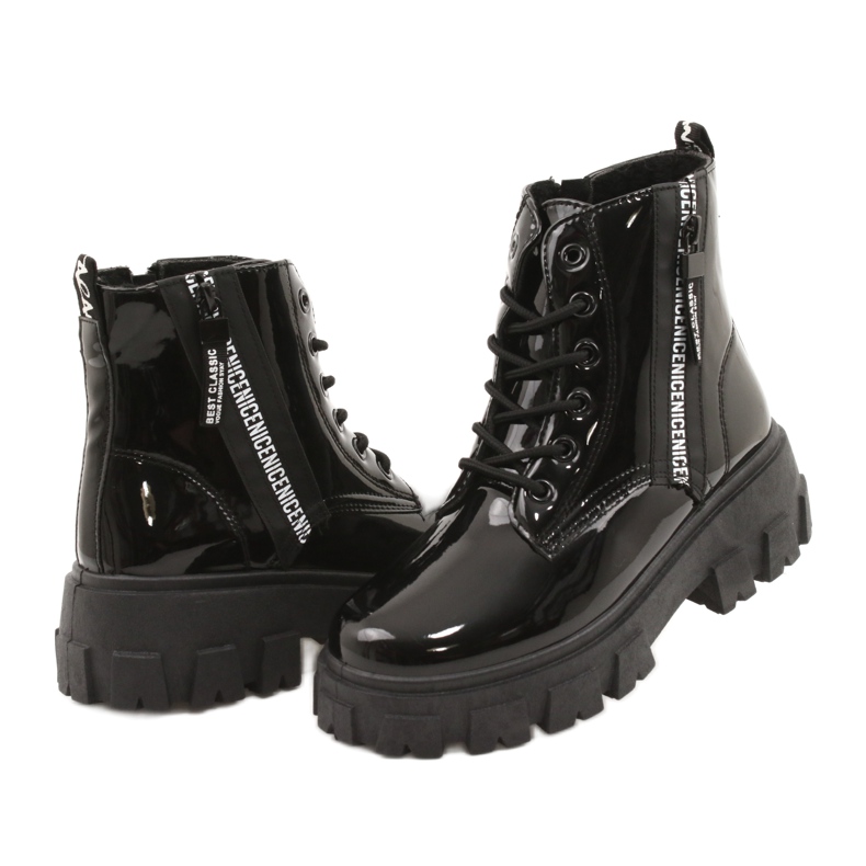 NEWS Vijesti Lakirani radnici Timberki 21BT26-4266 Crna 4