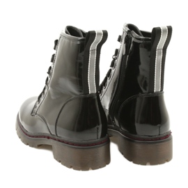 Ženske klasične čizme lakirane čizme Evento 21BT35-4233 Black crno 4