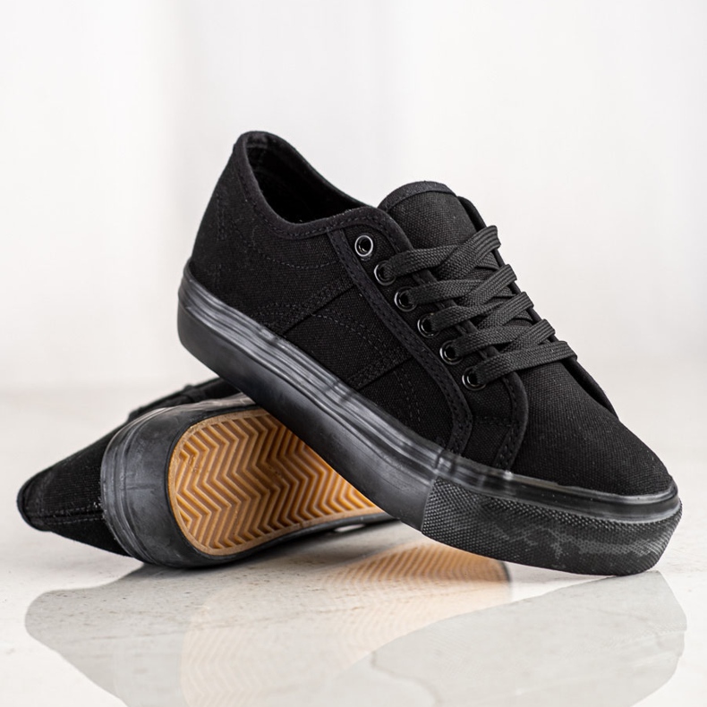 Bella Star Crne tenisice na platformi crna 1