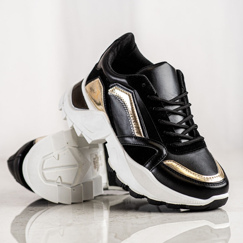 SHELOVET Elegantne tenisice crna 1