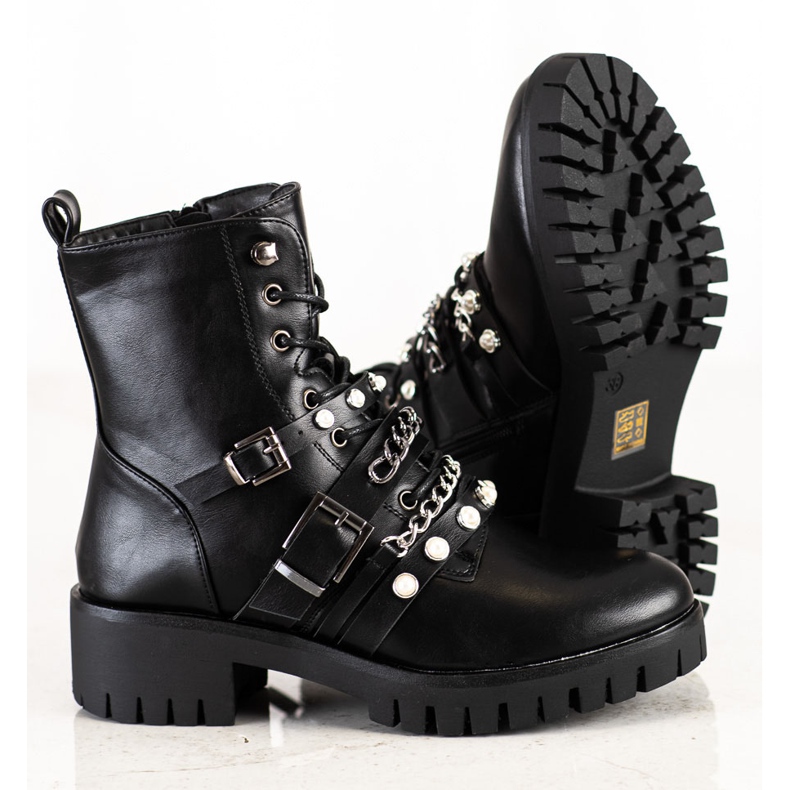 Cm Paris Modni radnici s biserima crno 1