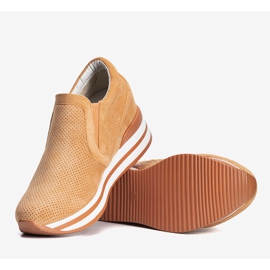 Narančaste tenisice na klin iz Mine 1