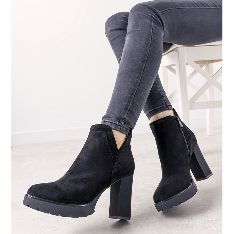 Crne čizme na stupu Bushido crno 1