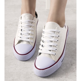 Sjajne tenisice za goste krem ​​boje bež 1