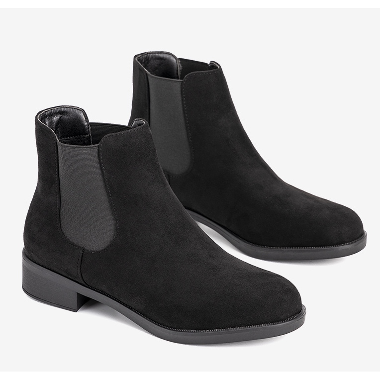 Crne klasične ženske izolirane čizme Cristal crno 1