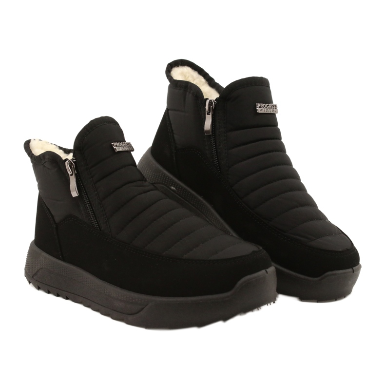 Progress Ženske čizme na napretku krzna Progj-21-21 crno 5