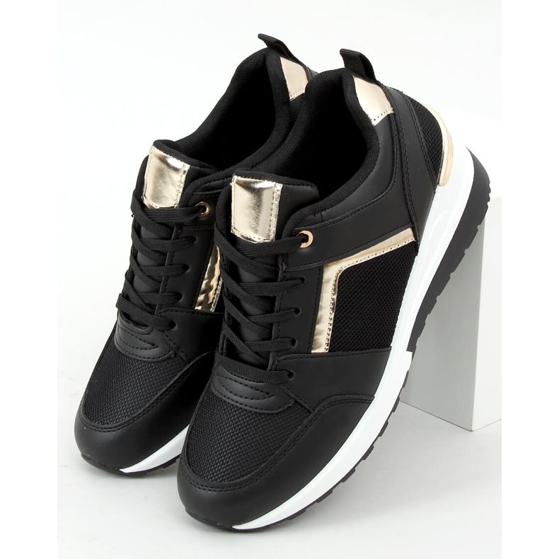 Crne sportske cipele AD-349 Crni klin crno 1