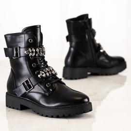 Bestelle Topli radnici s kristalima crna 2