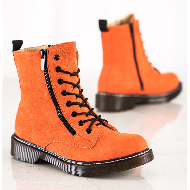 SHELOVET Narančasti hvatači s ukrasnim zatvaračem 1