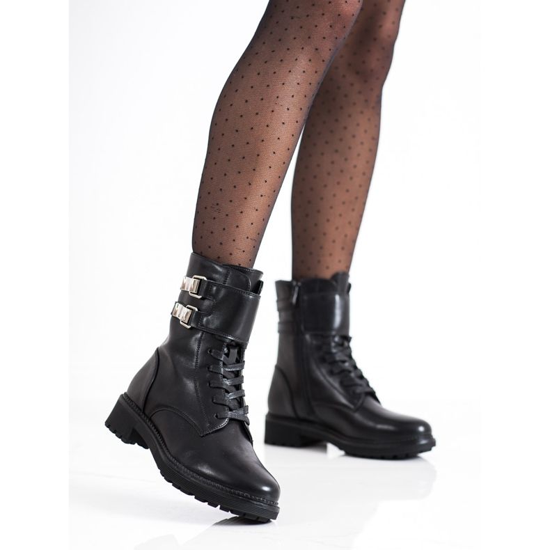 Cm Paris Klasični radnici s kopčama crno 2