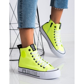 Ženske tenisice Big Star II274015 žuta boja 1