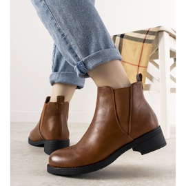 Ženske ravne devine čizme Guliet smeđa 1