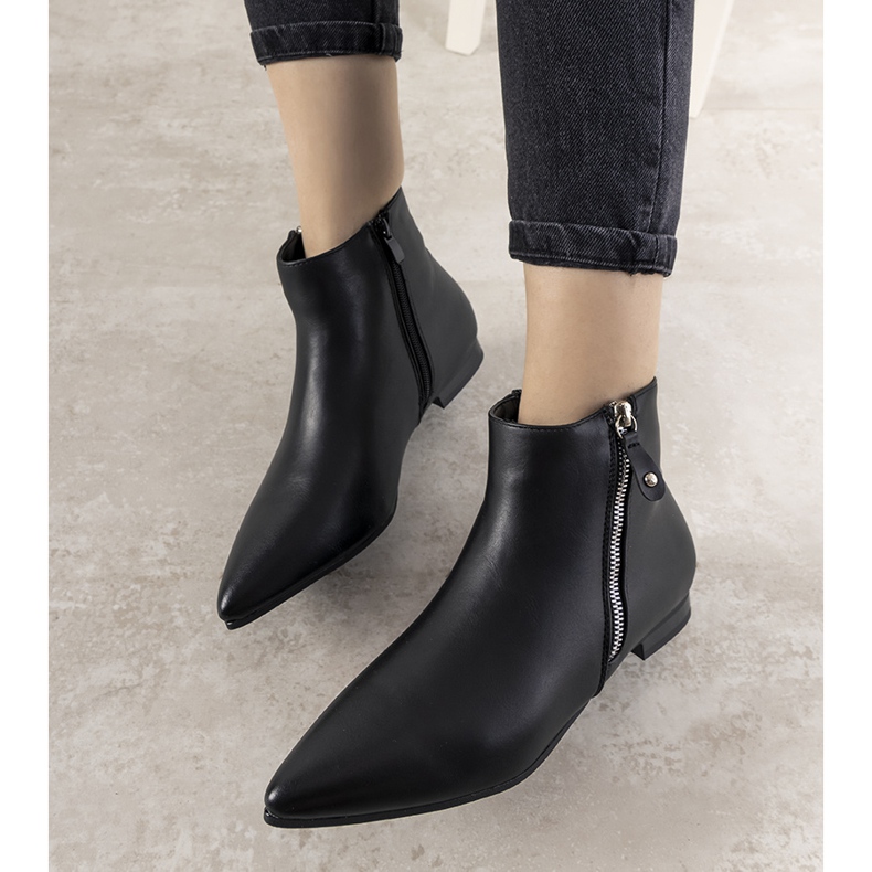 Crne ženske gležnjače Santanosik crno 1