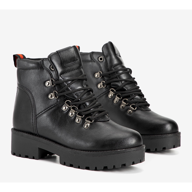 Crne klasične ženske zamke Adaya crno 1