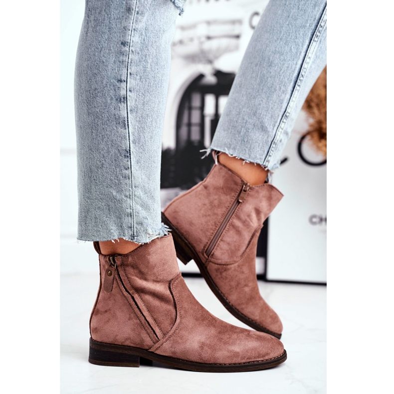 Evento Jodhpur čizme, antilop bež zatvarači smeđa 1