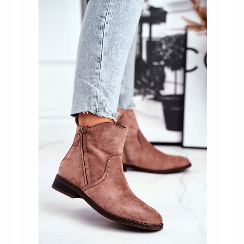 Evento Jodhpur čizme, antilop bež zatvarači smeđa 4