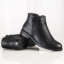 Clowse Ležerne čizme sa zmijskim printom crno 1