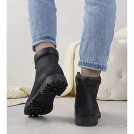 Crne ženske ženske planinarske čizme Big Star Amitee crna 2