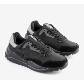 Muške sportske cipele Big Star Black Croteau crna 1