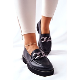 Nicole Ženske natikače kožne crne Sthonto crna 2